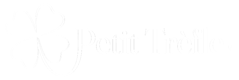 Petit Trefle logo blanc